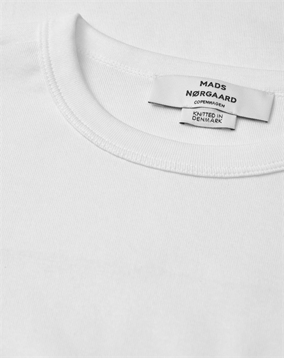 Mads Nørgaard - Grace Jersey June Tee T-Shirt - White